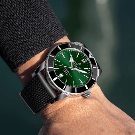 breitling superocean heritage green